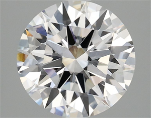 Picture of Lab Grown Diamond 2.56 Carats, Round with Ideal Cut, F Color, VVS2 Clarity and Certified by IGI
