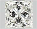 Natural Diamond 0.72 Carats, Princess with  Cut, J Color, VVS1 Clarity and Certified by GIA