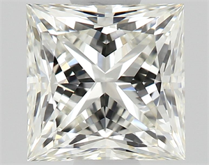 Picture of Natural Diamond 0.72 Carats, Princess with  Cut, J Color, VVS1 Clarity and Certified by GIA