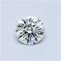 Diamante Natural 0.50 quilates, Redondo , Color K, claridad SI2 y certificado GIA