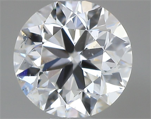 Picture of Natural Diamond 0.50 Carats, Round with Very Good Cut, F Color, SI2 Clarity and Certified by GIA