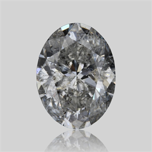 Picture of Natural Diamond 1.51 Carats, Oval with  Cut, G Color, I1 Clarity and Certified by IGI