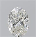 Natural Diamond 1.20 Carats, Oval with  Cut, J Color, VVS1 Clarity and Certified by GIA