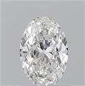 Natural Diamond 1.01 Carats, Oval with  Cut, G Color, VVS1 Clarity and Certified by GIA