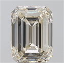 Diamante Natural 3.56 quilates, Esmeralda , Color J, claridad IF y certificado HRD