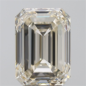 Foto Diamante Natural 3.56 quilates, Esmeralda , Color J, claridad IF y certificado HRD de