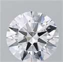 Natural Diamond 4.01 Carats, Round with Excellent Cut, G Color, VVS2 Clarity and Certified by GIA