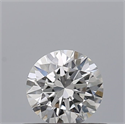 Natural Diamond 0.43 Carats, Round with Excellent Cut, E Color, VVS2 Clarity and Certified by GIA
