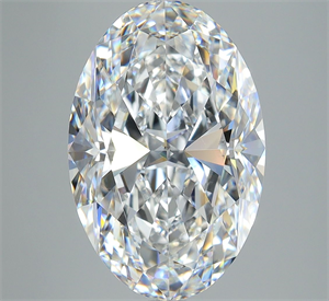 Foto Diamante Natural 5.16 quilates, Ovalado , Color D, claridad VS2 y certificado GIA de