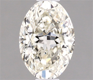 Foto Diamante Natural 0.57 quilates, Ovalado , Color J, claridad VS1 y certificado IGI de