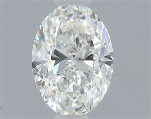 Picture of Natural Diamond 0.50 Carats, Oval with  Cut, H Color, SI2 Clarity and Certified by GIA