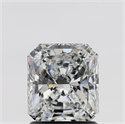 Natural Diamond 1.31 Carats, Radiant with  Cut, F Color, VVS2 Clarity and Certified by GIA