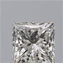 Natural Diamond 0.51 Carats, Princess with  Cut, G Color, VVS2 Clarity and Certified by GIA