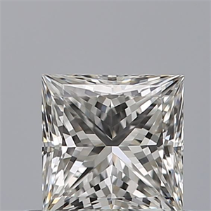 Picture of Natural Diamond 0.51 Carats, Princess with  Cut, G Color, VVS2 Clarity and Certified by GIA
