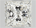 Natural Diamond 0.61 Carats, Princess with  Cut, H Color, VVS1 Clarity and Certified by GIA