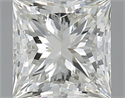 Natural Diamond 1.00 Carats, Princess with  Cut, I Color, VVS1 Clarity and Certified by IGI