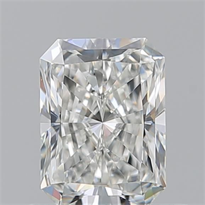 Picture of Natural Diamond 0.75 Carats, Radiant with  Cut, H Color, VS2 Clarity and Certified by GIA