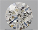 Natural Diamond 0.70 Carats, Round with Very Good Cut, H Color, VVS1 Clarity and Certified by IGI