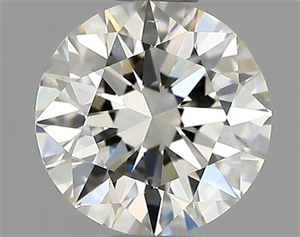 Picture of Natural Diamond 0.64 Carats, Round with Excellent Cut, J Color, VS1 Clarity and Certified by GIA