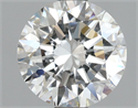 Del inventario de diamantes de laboratorio, 2.08 quilates, Redondo , Color E, claridad VVS2 y certificado IGI