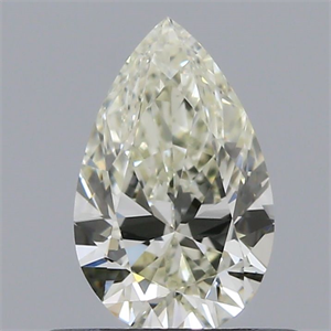Picture of Natural Diamond 0.52 Carats, Pear with  Cut, J Color, VVS1 Clarity and Certified by IGI
