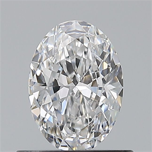Picture of Natural Diamond 0.56 Carats, Oval with  Cut, E Color, VS1 Clarity and Certified by GIA