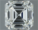 Natural Diamond 1.04 Carats, Asscher with  Cut, I Color, VVS1 Clarity and Certified by IGI