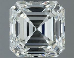Picture of Natural Diamond 1.04 Carats, Asscher with  Cut, I Color, VVS1 Clarity and Certified by IGI