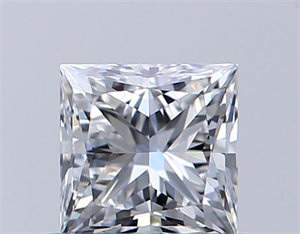 Foto Diamante Natural 0.51 quilates, Princesa , Color E, claridad VS1 y certificado GIA de