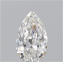 Natural Diamond 0.56 Carats, Pear with  Cut, H Color, VS2 Clarity and Certified by GIA