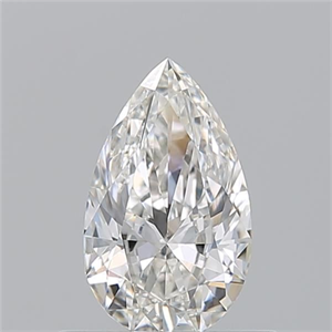 Picture of Natural Diamond 0.56 Carats, Pear with  Cut, H Color, VS2 Clarity and Certified by GIA