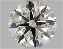 Diamante Natural 0.90 quilates, Redondo , Color J, claridad VS2 y certificado GIA