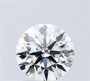 Picture of Lab Grown Diamond 1.50 Carats, Round with Ideal Cut, E Color, VVS2 Clarity and Certified by IGI