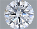 Lab Grown Diamond 1.21 Carats, Round with Excellent Cut, D Color, VVS2 Clarity and Certified by IGI