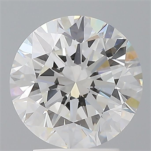 Picture of Lab Grown Diamond 3.02 Carats, Round with Excellent Cut, E Color, VS1 Clarity and Certified by IGI