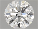 Natural Diamond 0.45 Carats, Round with Excellent Cut, H Color, VVS1 Clarity and Certified by GIA