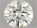 Natural Diamond 0.80 Carats, Round with Excellent Cut, J Color, VS1 Clarity and Certified by IGI