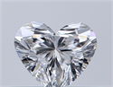 Diamante Natural 0.33 quilates, Corazón , Color D, claridad VS1 y certificado GIA