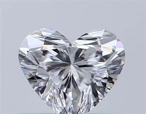 Picture of Natural Diamond 0.33 Carats, Heart with  Cut, D Color, VS1 Clarity and Certified by GIA