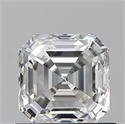 Natural Diamond 0.92 Carats, Asscher with  Cut, I Color, VVS1 Clarity and Certified by GIA