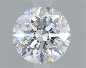 Picture of Natural Diamond 0.40 Carats, Round with Very Good Cut, D Color, SI1 Clarity and Certified by GIA
