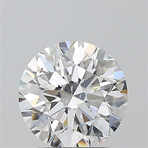 Picture of Natural Diamond 1.70 Carats, Round with Excellent Cut, E Color, SI1 Clarity and Certified by GIA