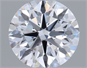 Del inventario de diamantes de laboratorio, 1.02 quilates, Redondo , Color D, claridad VVS2 y certificado IGI