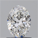 Natural Diamond 0.71 Carats, Oval with  Cut, E Color, VS1 Clarity and Certified by GIA