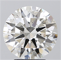 Natural Diamond 4.02 Carats, Round with Excellent Cut, I Color, VS2 Clarity and Certified by GIA