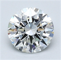 Natural Diamond 1.57 Carats, Round with Excellent Cut, G Color, VVS2 Clarity and Certified by GIA