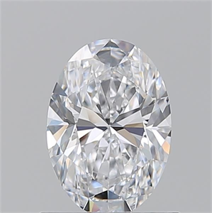 Picture of Natural Diamond 0.90 Carats, Oval with  Cut, D Color, VS2 Clarity and Certified by GIA