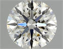 Diamante Natural 0.56 quilates, Redondo , Color J, claridad VVS1 y certificado GIA