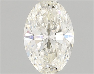 Picture of Natural Diamond 0.51 Carats, Oval with  Cut, K Color, SI2 Clarity and Certified by GIA