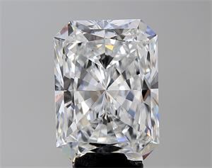 Picture of Natural Diamond 5.06 Carats, Radiant with  Cut, D Color, VS2 Clarity and Certified by GIA